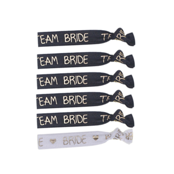 Kombinerad Rea Team Bride Möhippa Armband Blivande Brud Dekoration Mariage Tillbehör Hen Night Bröllopsmaterial Dekor Photo Props23pcs