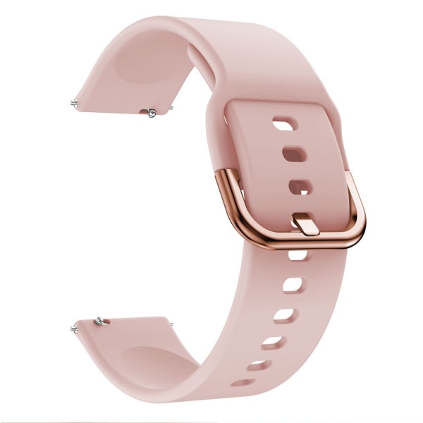 silikon Original klockarmband För Samsung Galaxy watch active1 active 2 40mm 44mm / 3 41mm smart klockarmband Ersättningsarmband Soft pink Galaxy Watch 3 41mm
