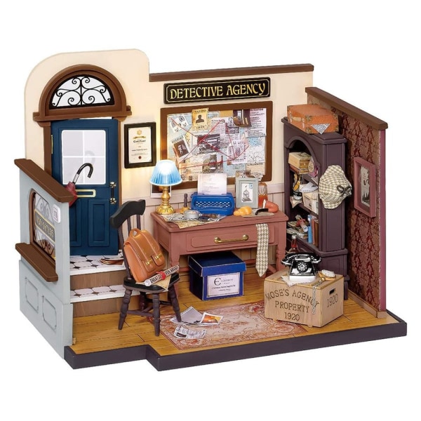 Robotime Rolife Trä Dockhus Gör-det-själv Mystic Archives Serie Stem Leksak Miniatyr Dockhus för Flickor som Presenter för Dropshipping Brazil DG156