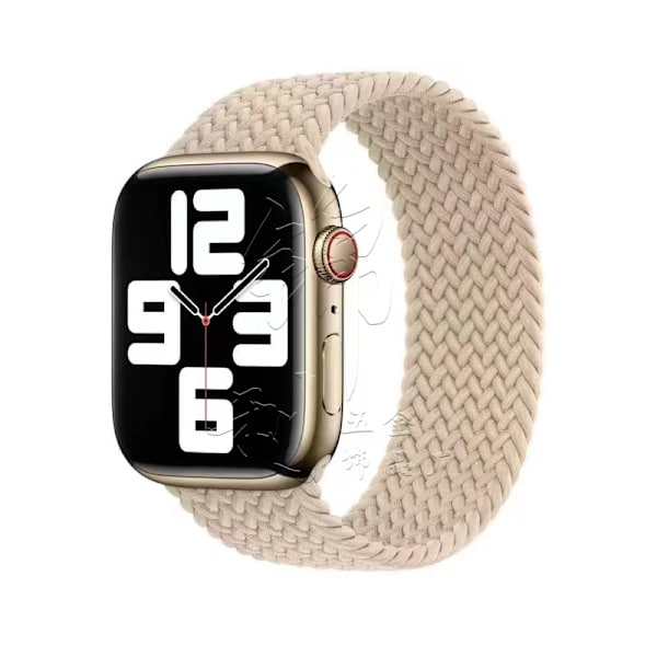 Klockarmband för Apple Watch iWatch 38/40/41MM urtavla XS storlek handledsomkrets 130~140mm beige