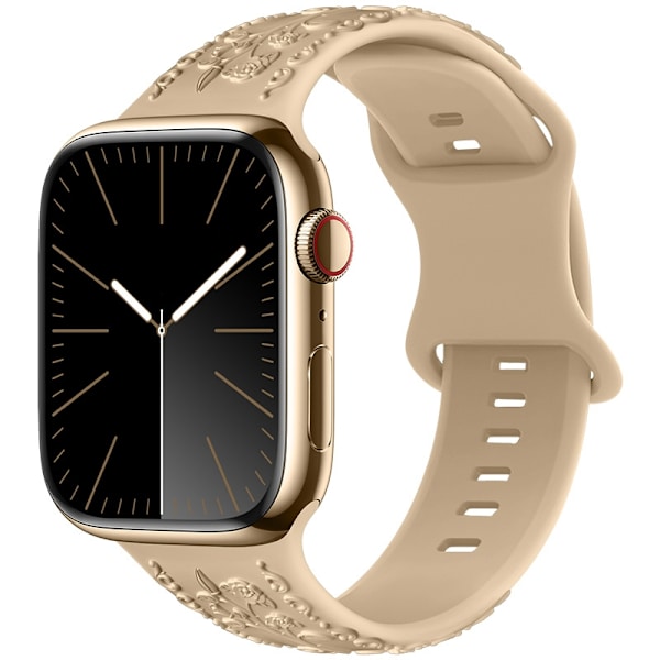 Klockarmband för Apple Watch iWatch 38/40/41/42mm, mjölktefärg