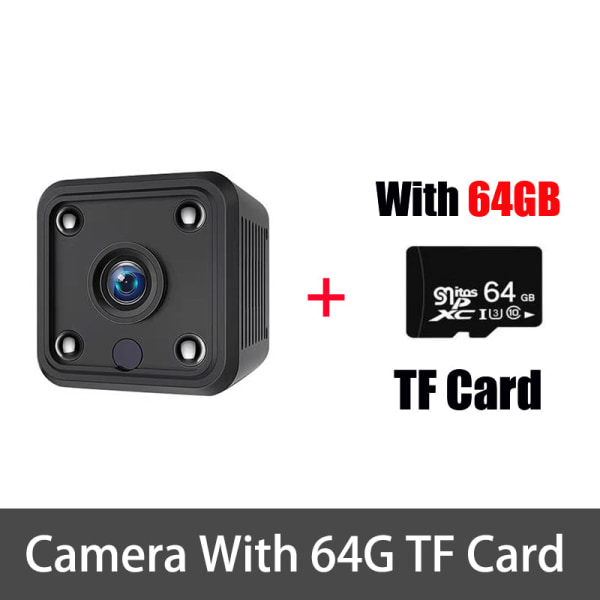 X6 Mini Wifi Ip Camera Hd 1080P Trådlös Säkerhetsövervakning Micro Cam Nachtzicht Smart Home Sport Monitor Gebouwd-In Batterij Option 4 Overseas