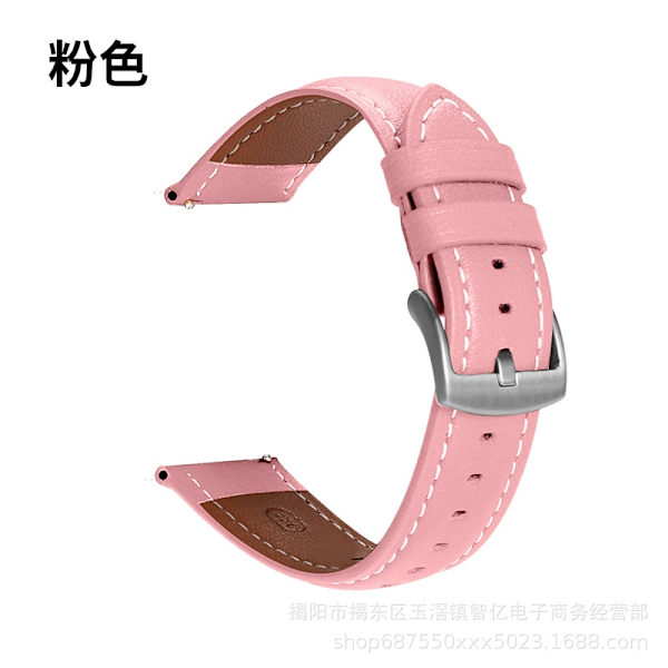 Klockarmband för Apple Watch iWatch Tillämpligt gränssnitt 38-40-41mm V3 mikrofiber rosa*silver spänne