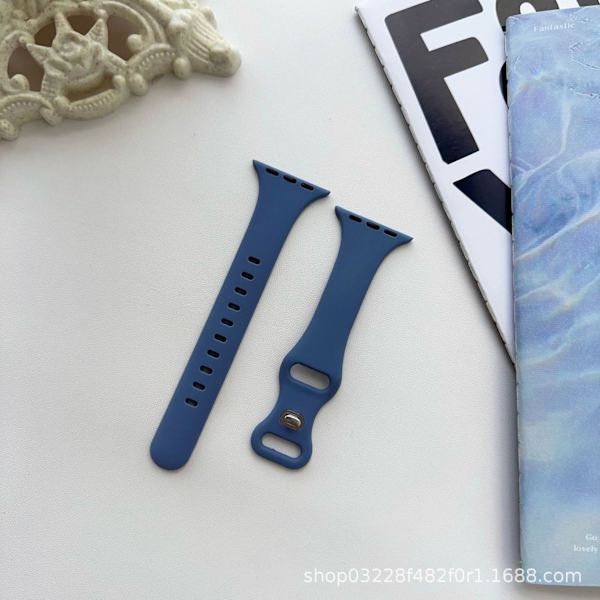 Klockarmband för Apple Watch iWatch 42/44/45/49mm Lavendelgrå