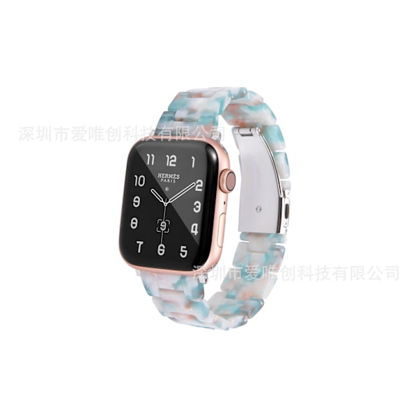 Kellon ranneke Apple Watch iWatch 38/40/41mm sininen ja valkoinen