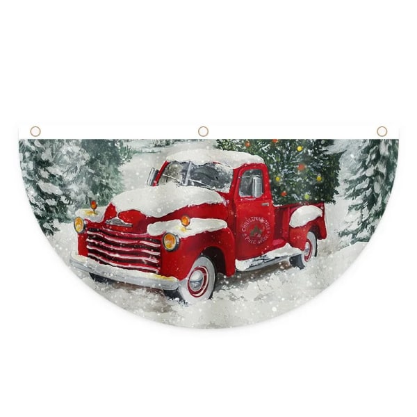 Jul Utomhus Fläktformad Flagga Banner Juldekoration för Hemmet 2023 Jul Drop Ornament Xmas Navidad Gåva Nyår 2023 F