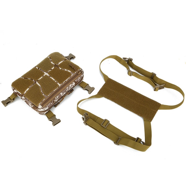 Slitstark Nylon Sport Outdoor Ryggsäck khaki