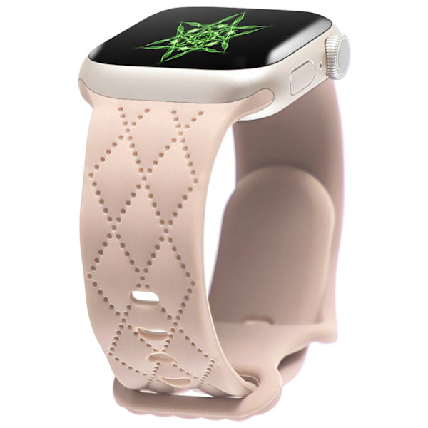 Kellon ranneke Apple Watch iWatch 38/40/41mm vaaleanpunainen hiekka väri