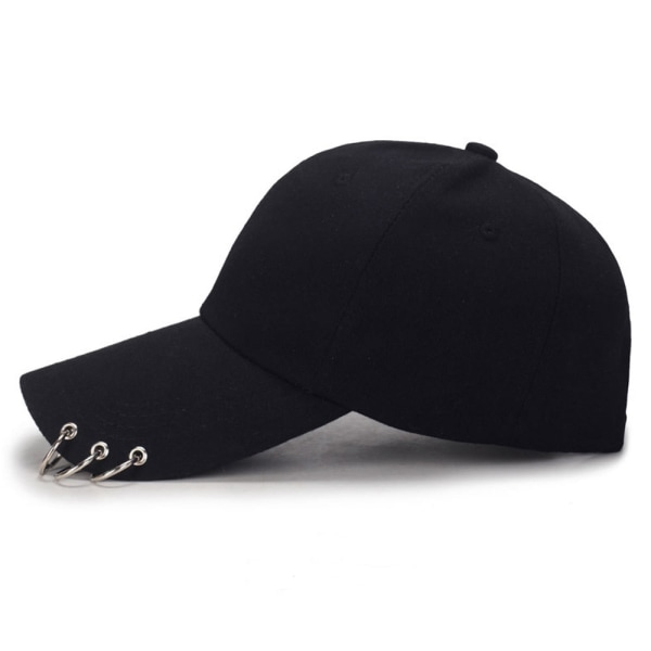 Dam Herr Hip Hop Kpop Snapback Baseballkeps Enfärgad Med Ring Sport Dans Resa Älskare Pappa Hatt Kepsar Streetwear Justerbar Pink