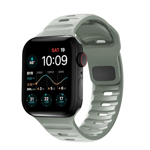 Kellon ranneke Apple Watch iWatch 38/40/41/42MM S10 yleisväri Tyynenmeren vihreä