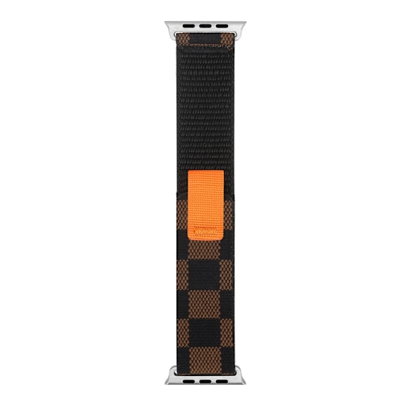 Klockarmband för Apple Watch iWatch 38/40/41/ s1042MM rutig svart
