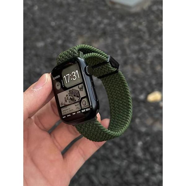 Klockarmband för Apple Watch iWatch 38/40/41/ 10:e generationen 42mm universal grön