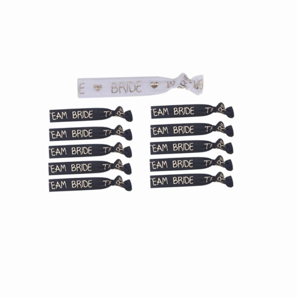 Kombinerad Rea Team Bride Möhippa Armband Blivande Brud Dekoration Mariage Tillbehör Hen Night Bröllopsmaterial Dekor 567-Silver