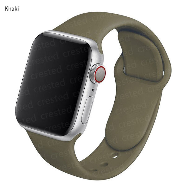 Silikoniranneke Apple Watch -rannekkeelle 44mm 40mm 38mm 42mm Correa Iwatch Serie Se 6 5 4 3 Rannekoru Apple Watch Series 7 45mm 41mm clover 38  40 41 mm M-L