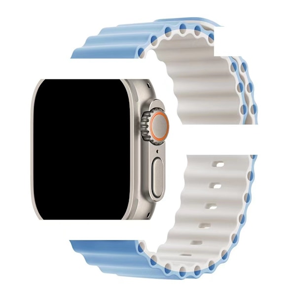 Urrem til Apple Watch iWatch 38/40/41mm Misty Blue Starlight