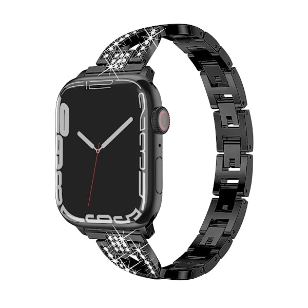 Klockarmband för Apple Watch iWatch 42/44/45/49MM Svart