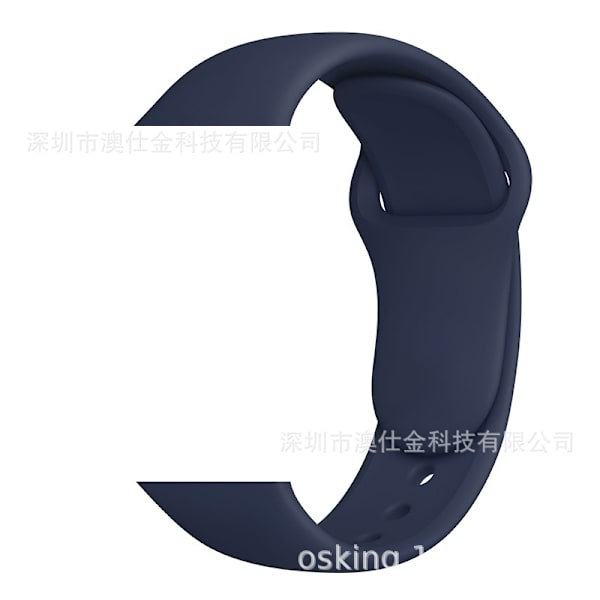 Klockarmband för Apple Watch iWatch 38/40/41/42 S10 M/L Midnattsblå