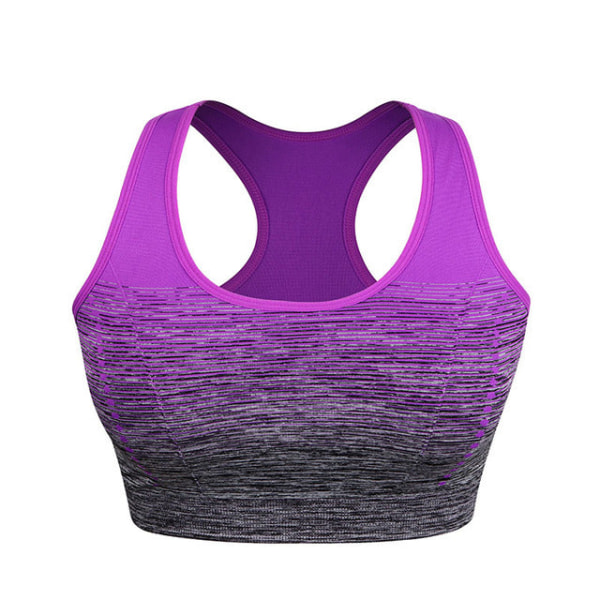 Yoga BH för kvinnor Snabbtorkande vadderad rygg Sport Top Fitness Sport BH green M