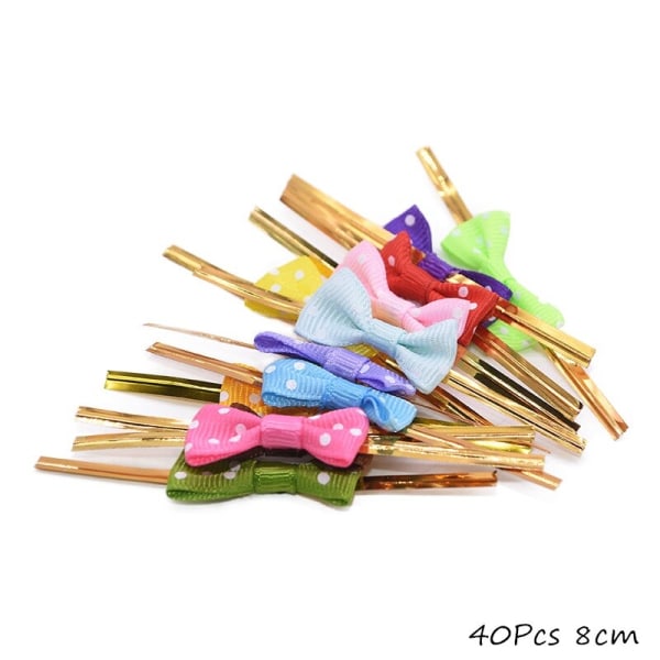 100 stk. Gennemsigtige plastikposer til slik, slikkepinde, kager, indpakning, cellofanposer, jule-, bryllups-, fødselsdagsfest, gavepose 100pcs 10x7cm