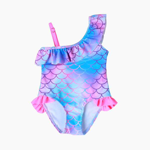 Badedragt Pige Gradient Sommer Børnebadetøj D Model 120cm