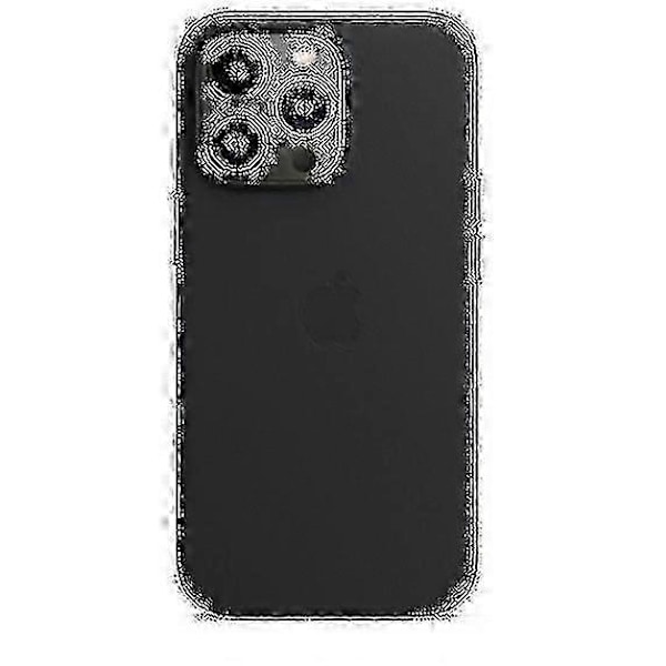 Lærtelefonveske for iPhone 13 Pro Lærveske med MagSafe Midnight Black
