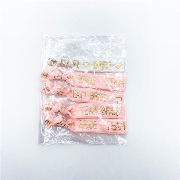 Kombinert Salg Team Bride Utdrikningslag Armbånd Bride To Be Dekor Mariage Tilbehør Hønefest Bryllupsutstyr Dekor Photo Props23pcs