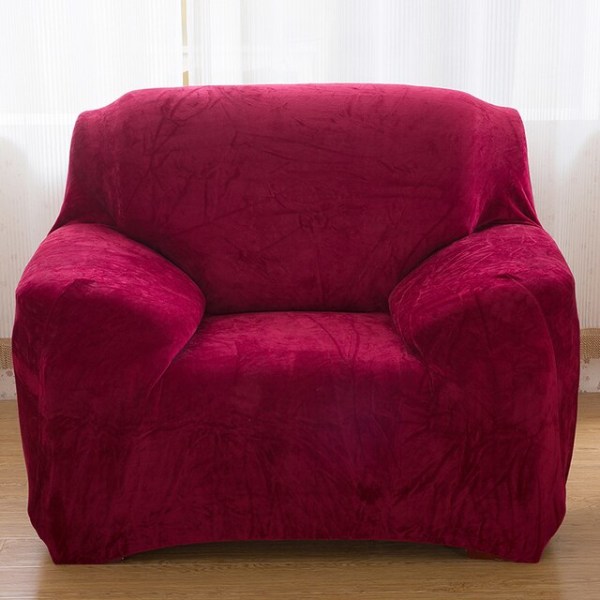 Paksu pehmoinen kangassohvanpäällinen setti 1/2/3/4 istuttava joustava sohvanpäällinen olohuoneeseen, irtopäällinen tuolille, sohvapyyhe 1 kpl Silver Grey 4-seater 235-300cm