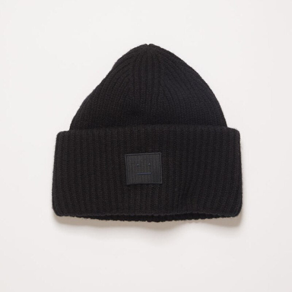 Ny simpel beanie damehat vinter kold og varm uldhat Goros dame AC hat Navy2