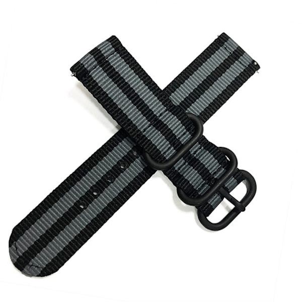 Snabbfäste Klockarmband för Män Kvinnor Premium Nylon NATO Klockarmband med Svart Rostfritt Spänne -18mm, 20mm, 22mm, 24mm Army Green 24mm