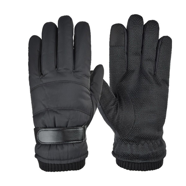 Justerbare Bomulls Hansker for Menn og Kvinner Vinter Utendørs Vindtette Hansker Ski Kjøring Hold Varmen Klatring Utendørs Unisex Votter 2 Free Size