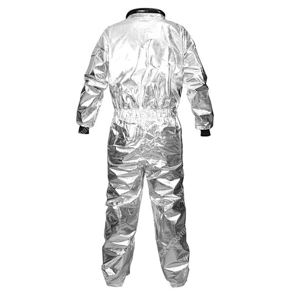Astronaut Kostume Mænd Halloween Kostume til Kvinder Jumpsuits Astronautdragt Voksen Cosplay Kostumer men silver XS