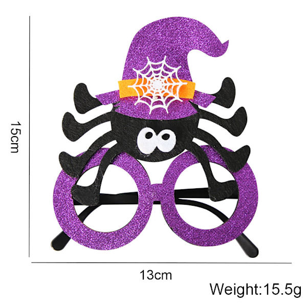 Halloween Dekoration Roliga Glasögon Festtillbehör Fotorekvisita Filt Halloween Pumpaglasögon Halloween violent bear glasses Average size