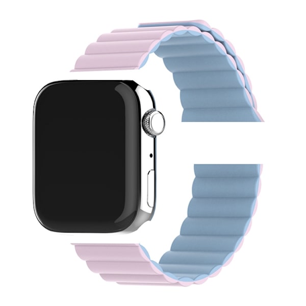 Klockarmband för Apple Watch iWatch 38/40/41mm Ljuslila med dimblå