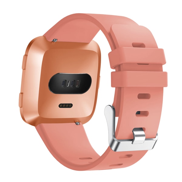 Fashion Classic Ersättningsarmband Sportarmband tillbehör för Fitbit Versa smartklocka armband Armbandsur S L Storlek Orange L