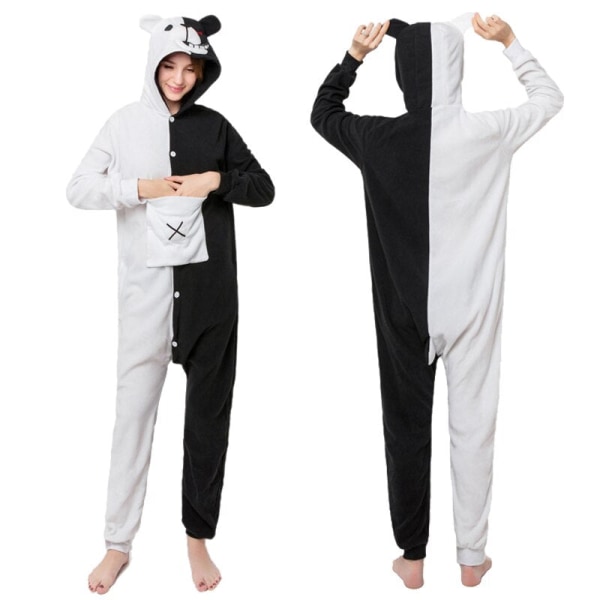 Enhjørning Pyjamas Voksen Dyr Kat Onesie Kvinder Mænd Par Vinter Pyjamas Sæt Natkjole Nattøj Flanel Hjemmetøj as picture4 M