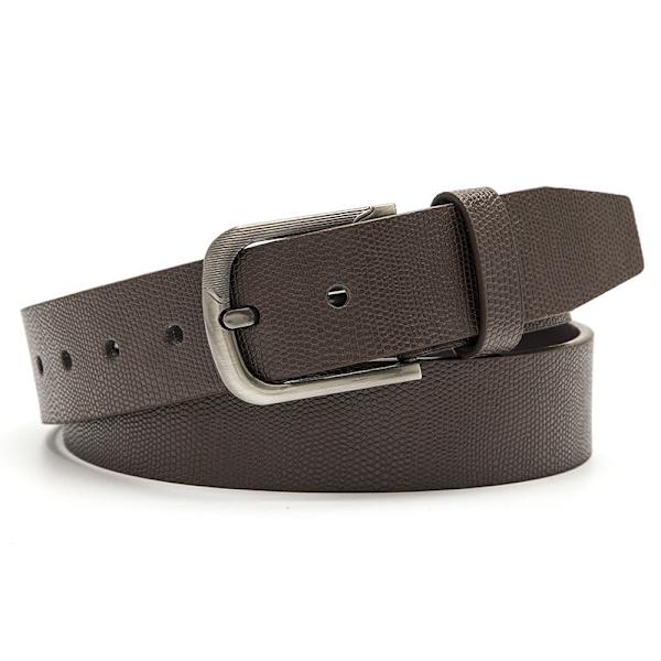 Bälte Herr Mode Casual Dekoration Jeans Rem Utomhus Legering Spänne Brett Bälte Herr 9001-coffee Length 120 width 3.8
