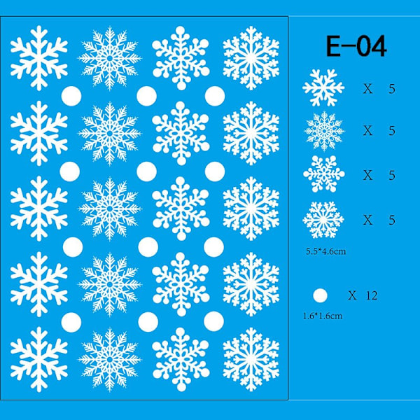 Jul Fönsterdekorationer God Jul Dekorationer För Hemmet Jul Väggdekor Barnrum Väggdekaler Nyårsdekorationer D-8PCS