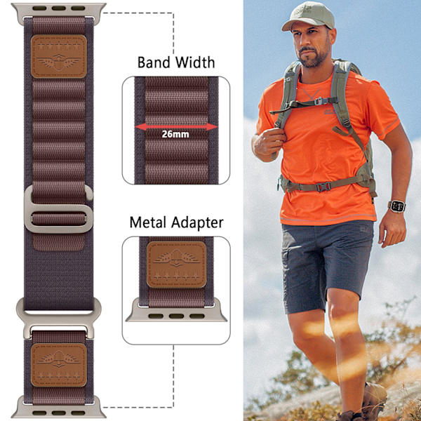 Klockarmband för Apple Watch iWatch 38/40/41mm Indigoläder