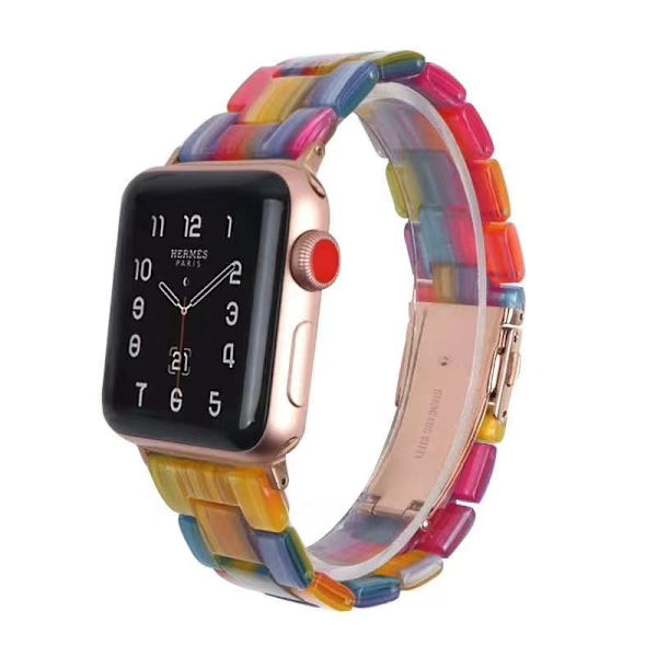Klockarmband för Apple Watch iWatch 42/44/45/49MM Färgglatt