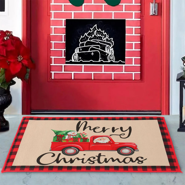 Jul Dörrmatta God Jul Dekorationer För Hemmet 2023 Navidad Kerst Natal Noel Xmas Bordsdekorationer Nyår 2024 Christmas Doormat1