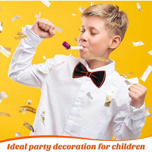 Lysende Sløyfe for Menn 2 Stykker Neon Sløyfer LED Sløyfe Rød og Grønn El Wire Sløyfe Selvlysende LED Sløyfe for Barn Gutter Menn Rave Party Morsom
