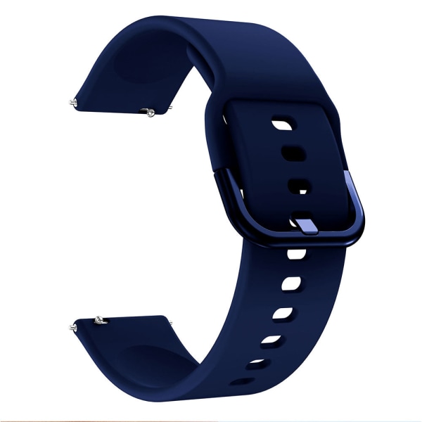 22 mm mjukt silikonband för Fitbit Versa watch Armband Armband för Fitbit Versa klockbandsband Midnight blue 22.5mm