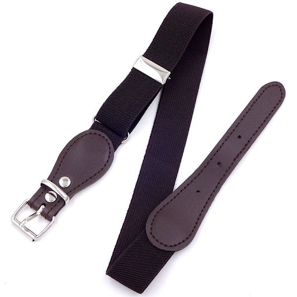 Tyttöjen koristeellinen joustava karkkivärinen solkivyö lapsille ja vauvoille Black 60-80cm