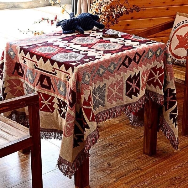 Eurooppa Pinkki Sohvanpeitto Puuvillalankainen Neulottu Peitto Tupsuilla Geometrinen Boheemi Sohvanpäällinen Sängynpeitto Kodin Sisustus world map 90x240cm