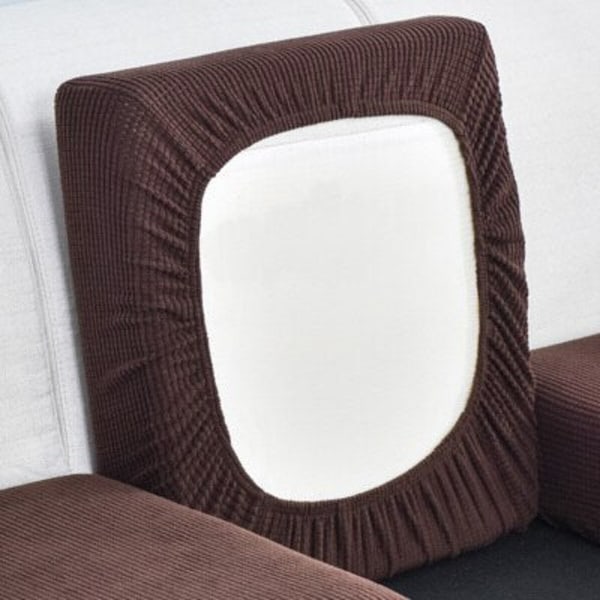Enfärgad Tjock Elastisk Soffsittsdyna Skydd Barn Överdrag Sofföverdrag Tvättbart Avtagbart Sofföverdrag 1 st 1 XXXXL