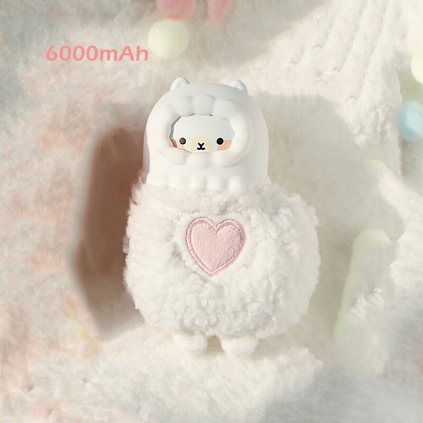 Mini Söpö Käsienlämmitin Talvilämmitin Käsienlämmitin Ladattava USB-virtapankki Lataus Kannettava Kätevä Lämmittävä Calentador tytöille Dwhite4000mah