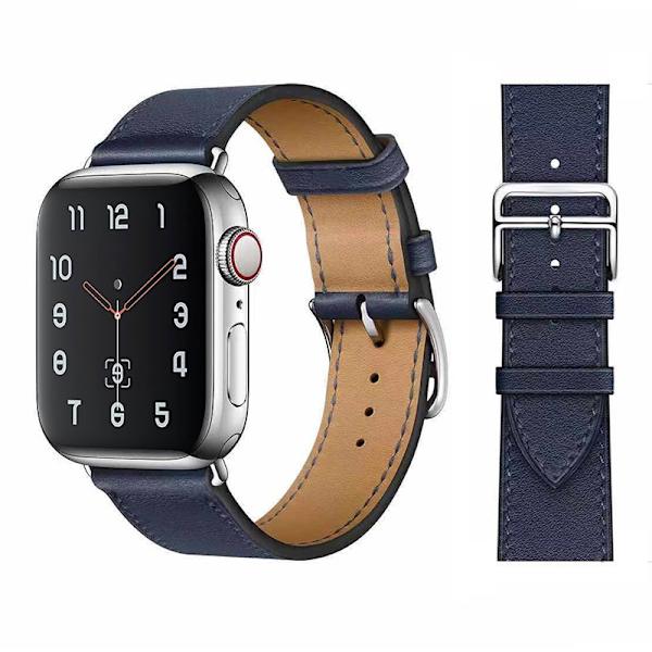 Klockarmband för Apple Watch iWatch S10 42MM Midnattsblå