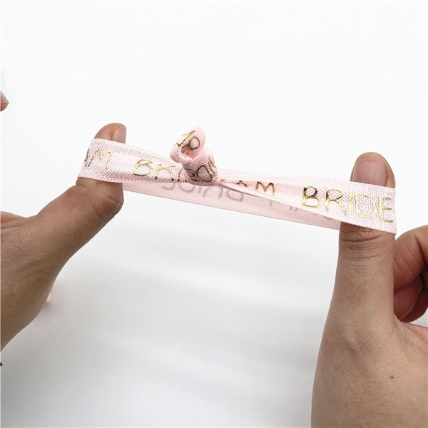 Kombinerad Rea Team Bride Möhippa Armband Blivande Brud Dekoration Mariage Tillbehör Hen Night Bröllopsmaterial Dekor Bride tribe 10-12