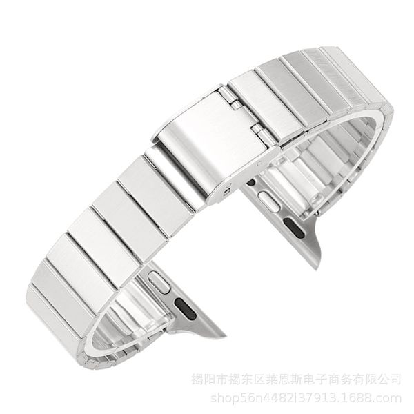 Klockarmband för Apple Watch iWatch Passande storlek 38-40-41mm PG-Starlight färg 14 platta bambusektioner