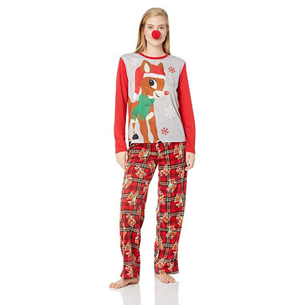 Joulu Pyjamat Yhteensopivat Perhe Pyjamat Uusimmat Pjs Asut Joulu Pyjamat Uusi Vuosi Kotiasu Puku Red Kid-4T